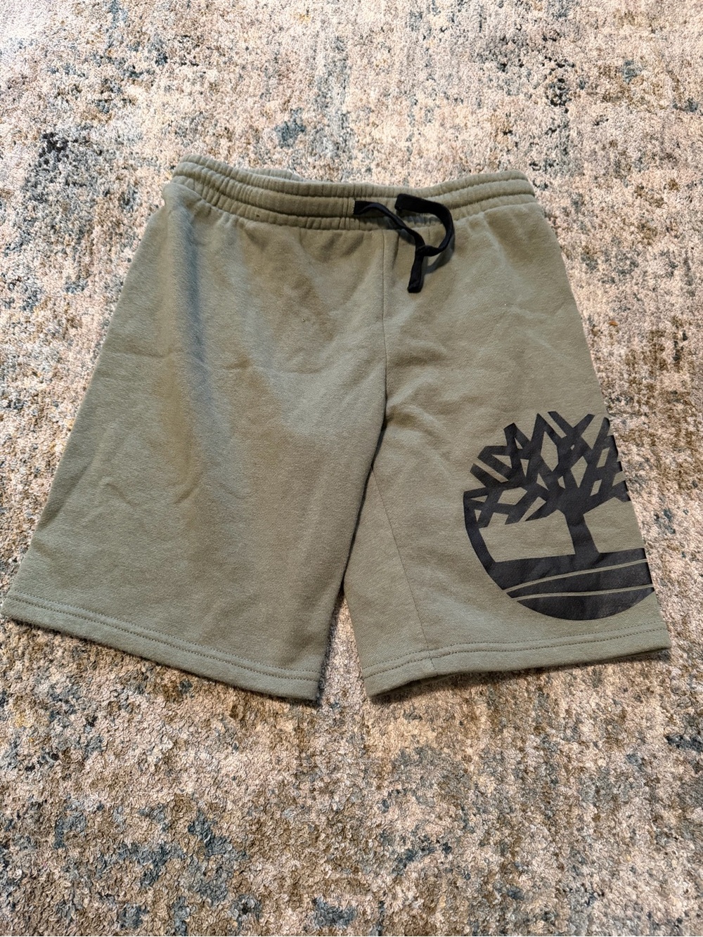 Timberland Boys Olive Green Fleece Shorts